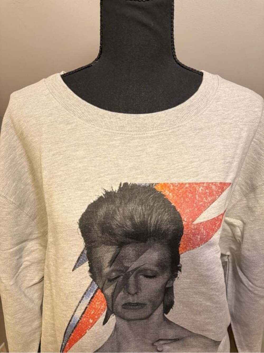 Vintage Canvas David Bowie Lightweight Crewneck Sweatshirt - Picture 2 of 6